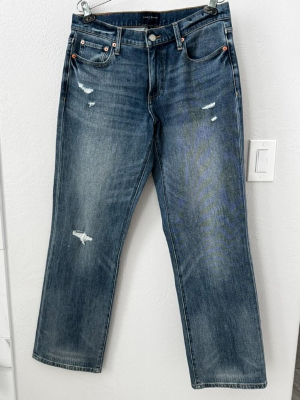 Lucky Brand Easy Rider Boot Cut Slightly Distressed Jeans 10/30R